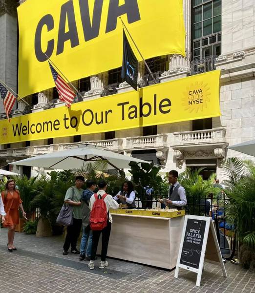 连锁餐饮集团CAVA正式登陆纽交所：市值超48亿美元，美股IPO市场逐步回暖